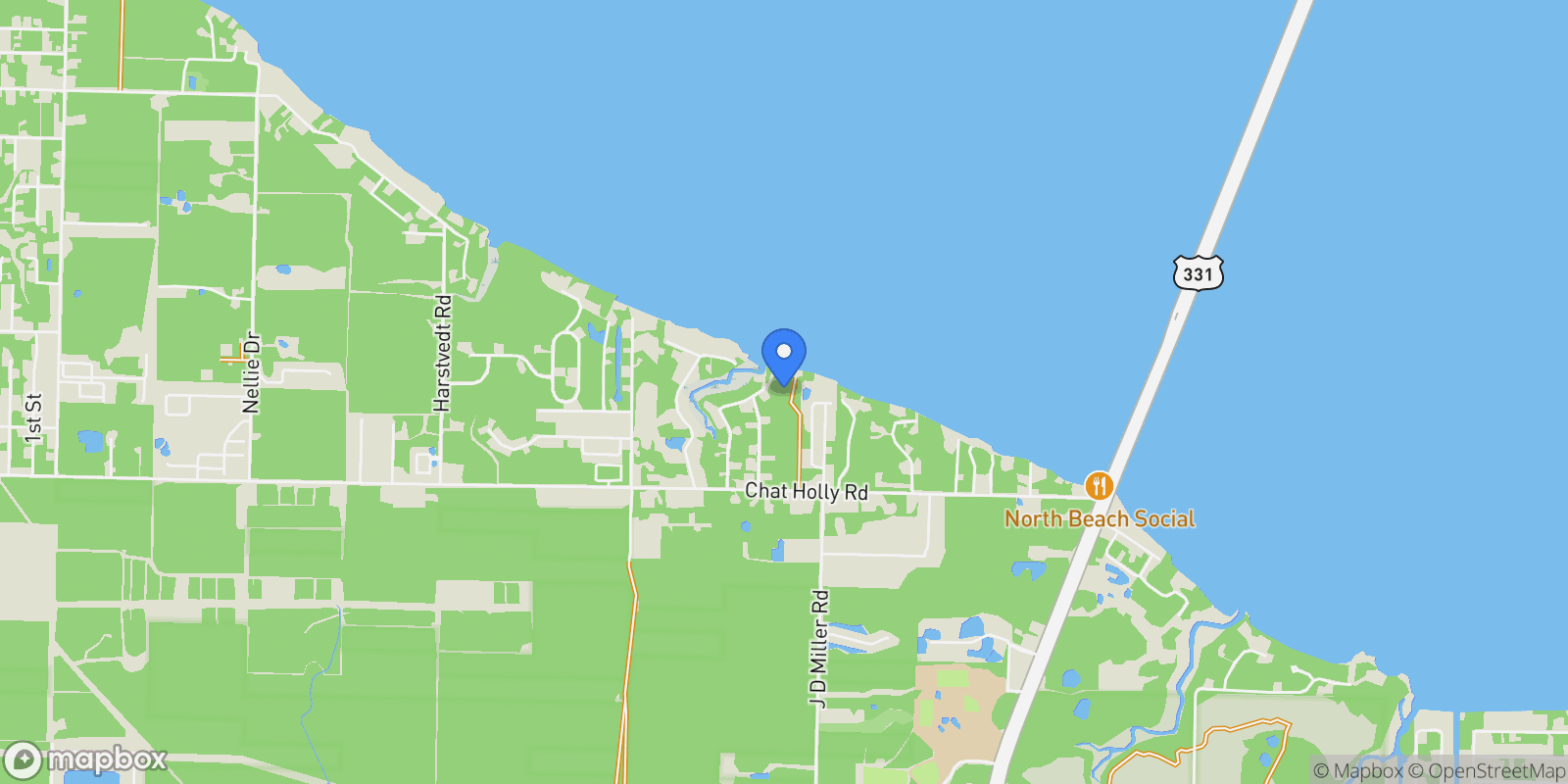 Map showing 279 Smith Drive, Santa Rosa Beach, FL 32459, Santa Rosa Beach, Florida, United States.