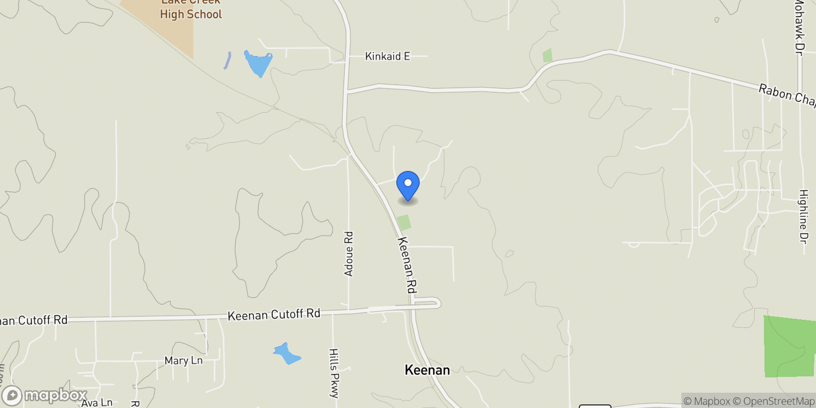 Map showing 19042 Fm 2854 Road, Montgomery, Texas, United States.
