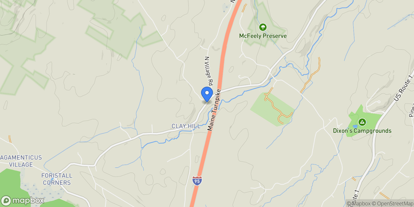 Map showing 1 Josiah Norton Road, York, ME, 03902, USA, York, Maine, United States.
