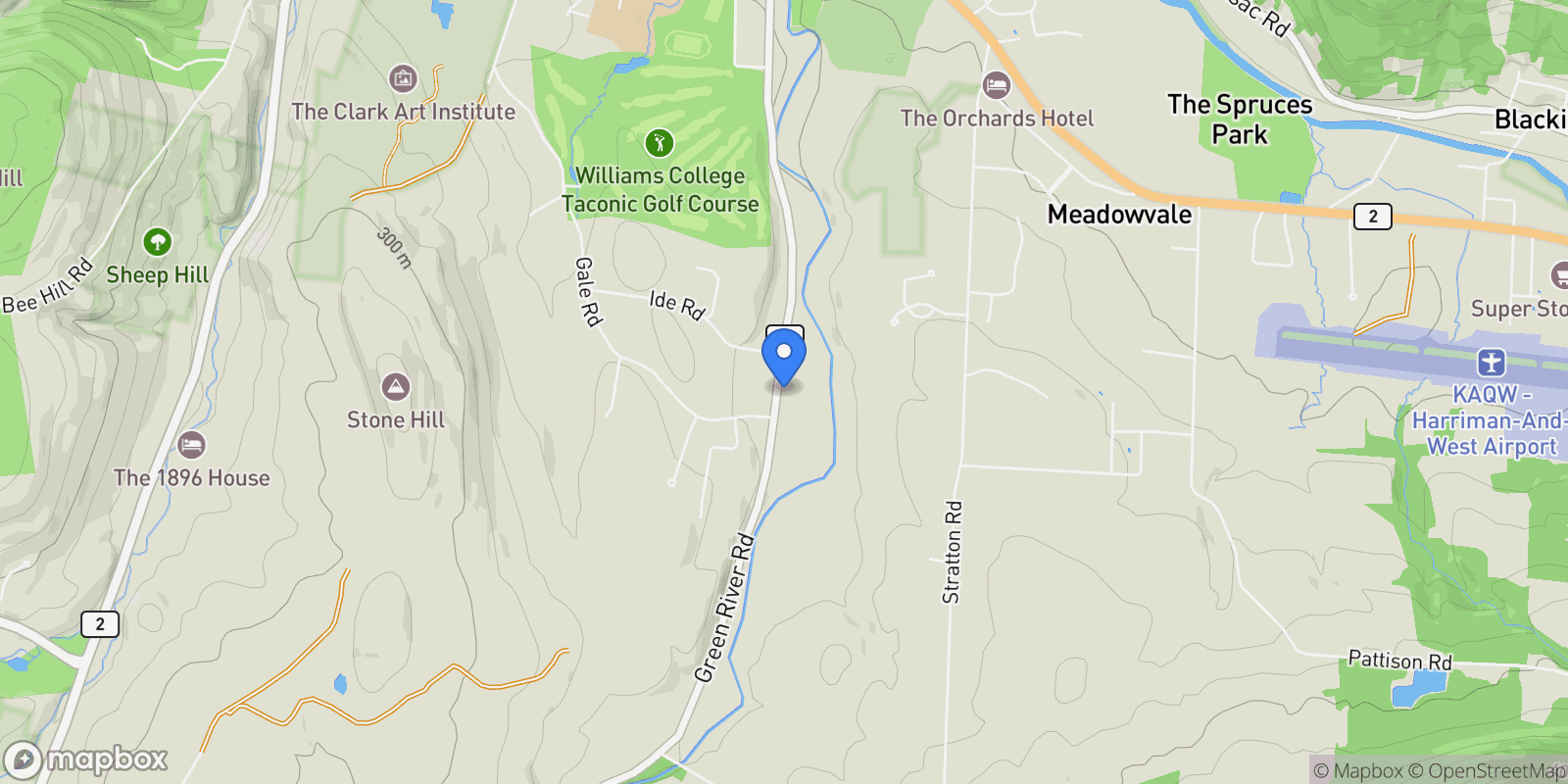 Map showing 584 Water St, Williamstown, MA 01267, Williamstown, Massachusetts, United States.