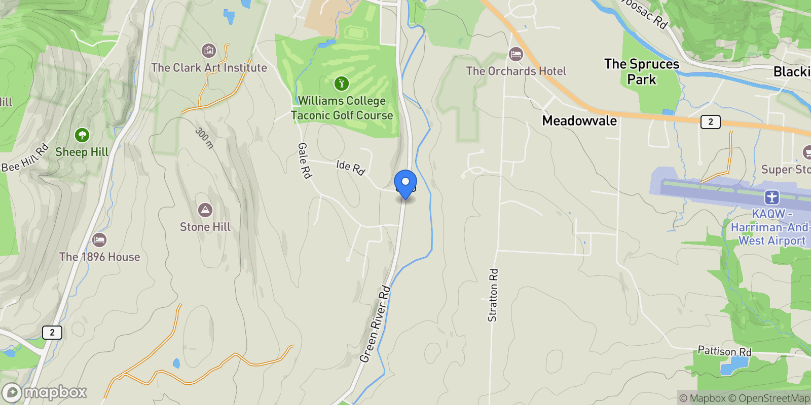 Map showing 0 Water St, Williamstown, MA 01267, Williamstown, MA, United States.