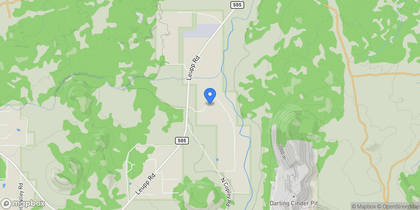 Map showing 6601 MEADOWS Lane, Flagstaff, AZ 86004, Flagstaff, Arizona, United States.