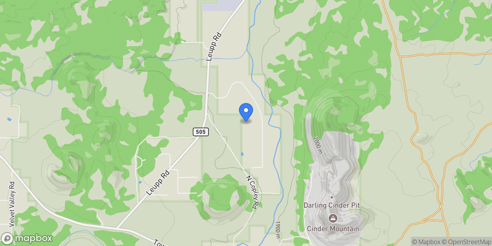 Map showing 12907 BLAZING ORE Trail, Flagstaff, AZ 86004, Flagstaff, Arizona, United States.
