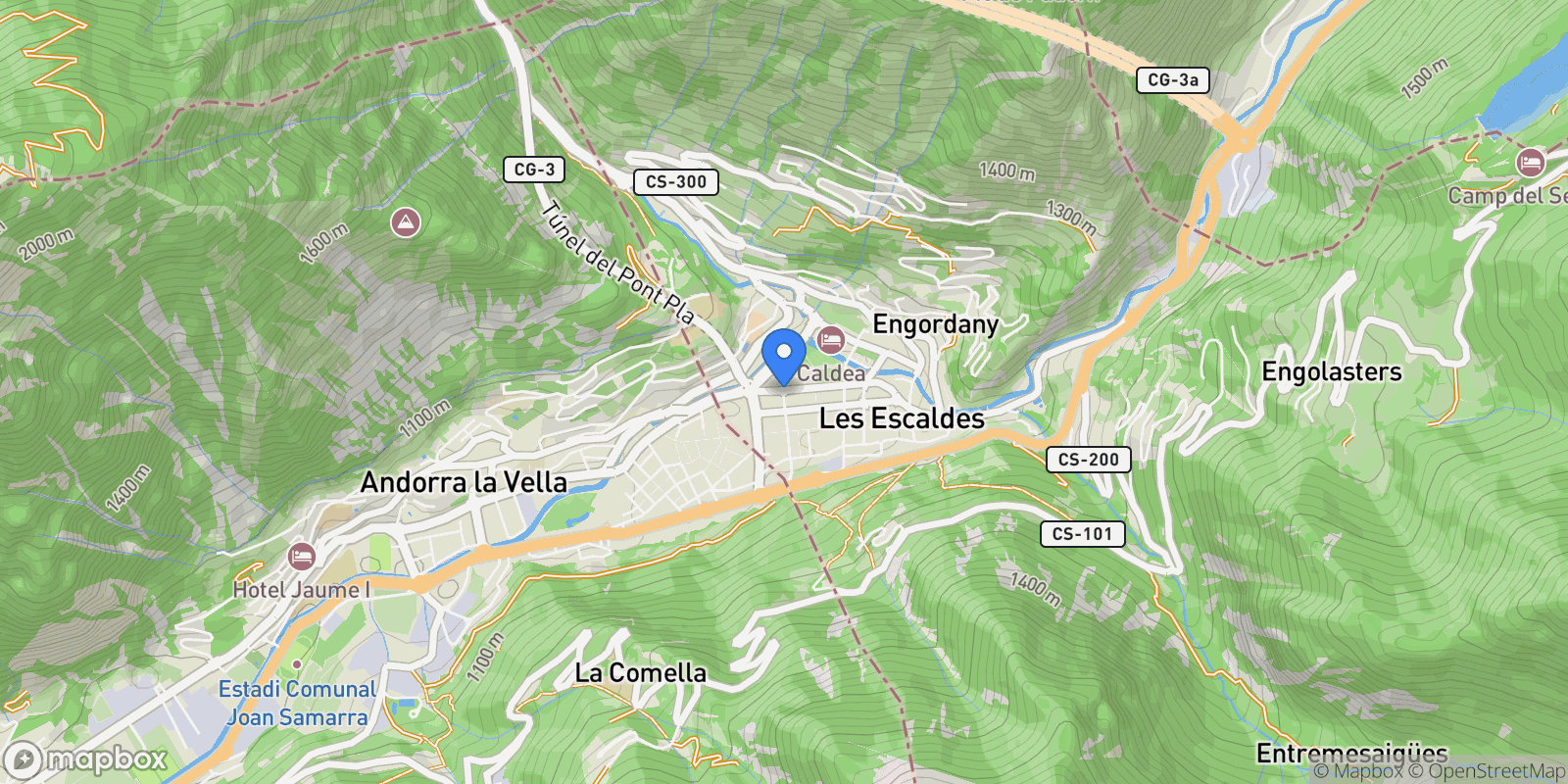 Map showing C/ dels Paraires (Emprivat Luxury), Escaldes-Engordany, Escaldes-Engordany, Escaldes-Engordany, Escaldes-Engordany, Andorra.