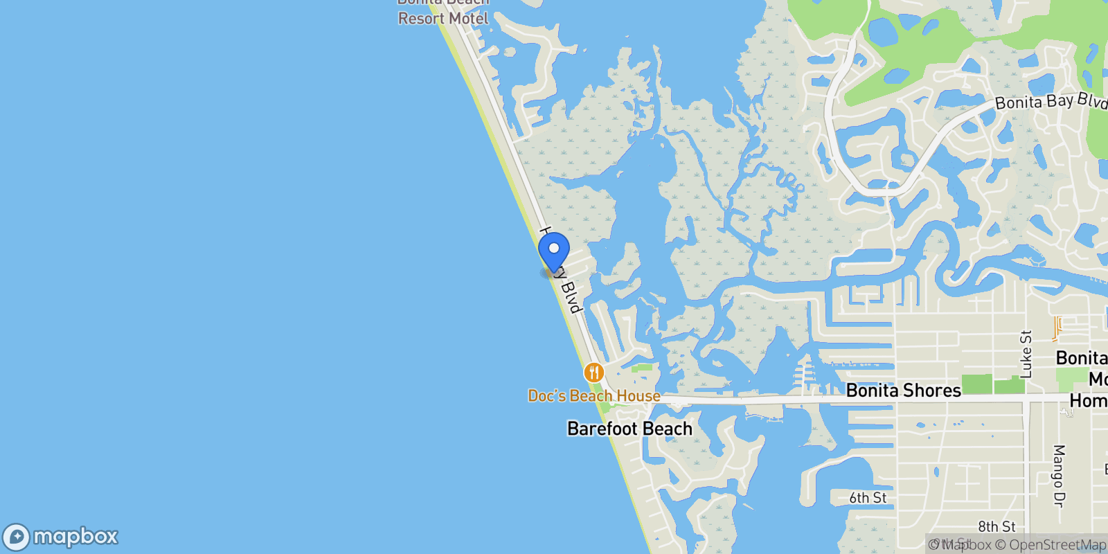 Map showing 27566 Hickory Boulevard, Bonita Springs, Florida, United States.