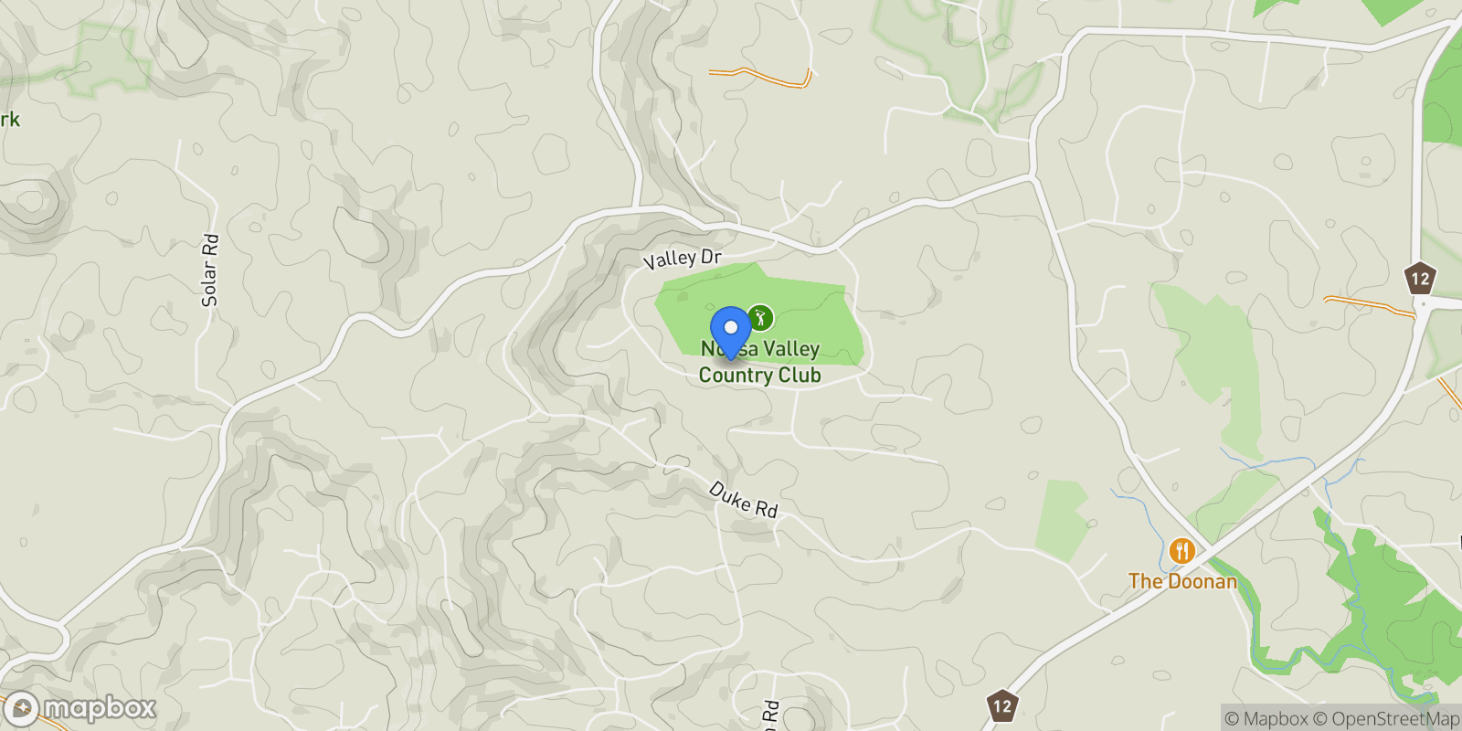 Map showing 134 Valley Drive Doonan, Sunshine Coast, QLD 4567, Doonan, Queensland, Australia.