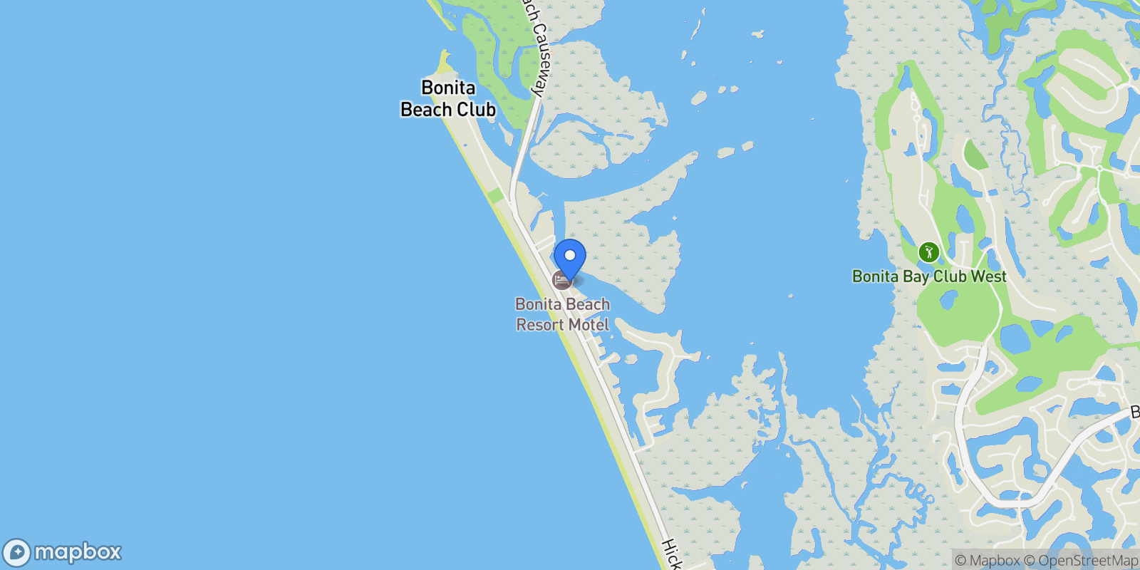 Map showing 26415 Bay Road, Bonita Springs, Florida, United States.