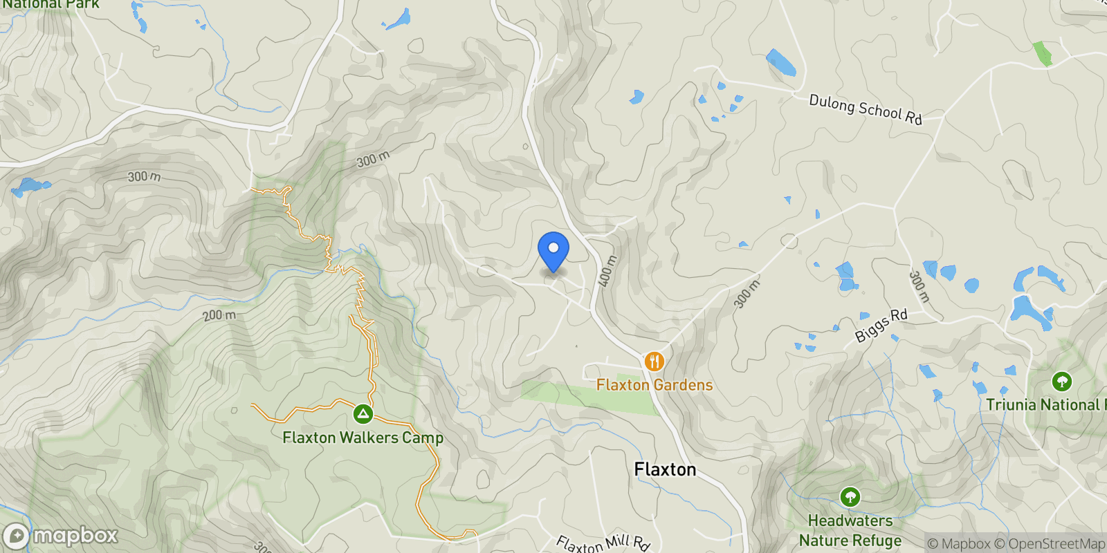 Map showing 15 Kingsview Drive Flaxton, Sunshine Coast, QLD 4560, Image Flat, Queensland, Australia.
