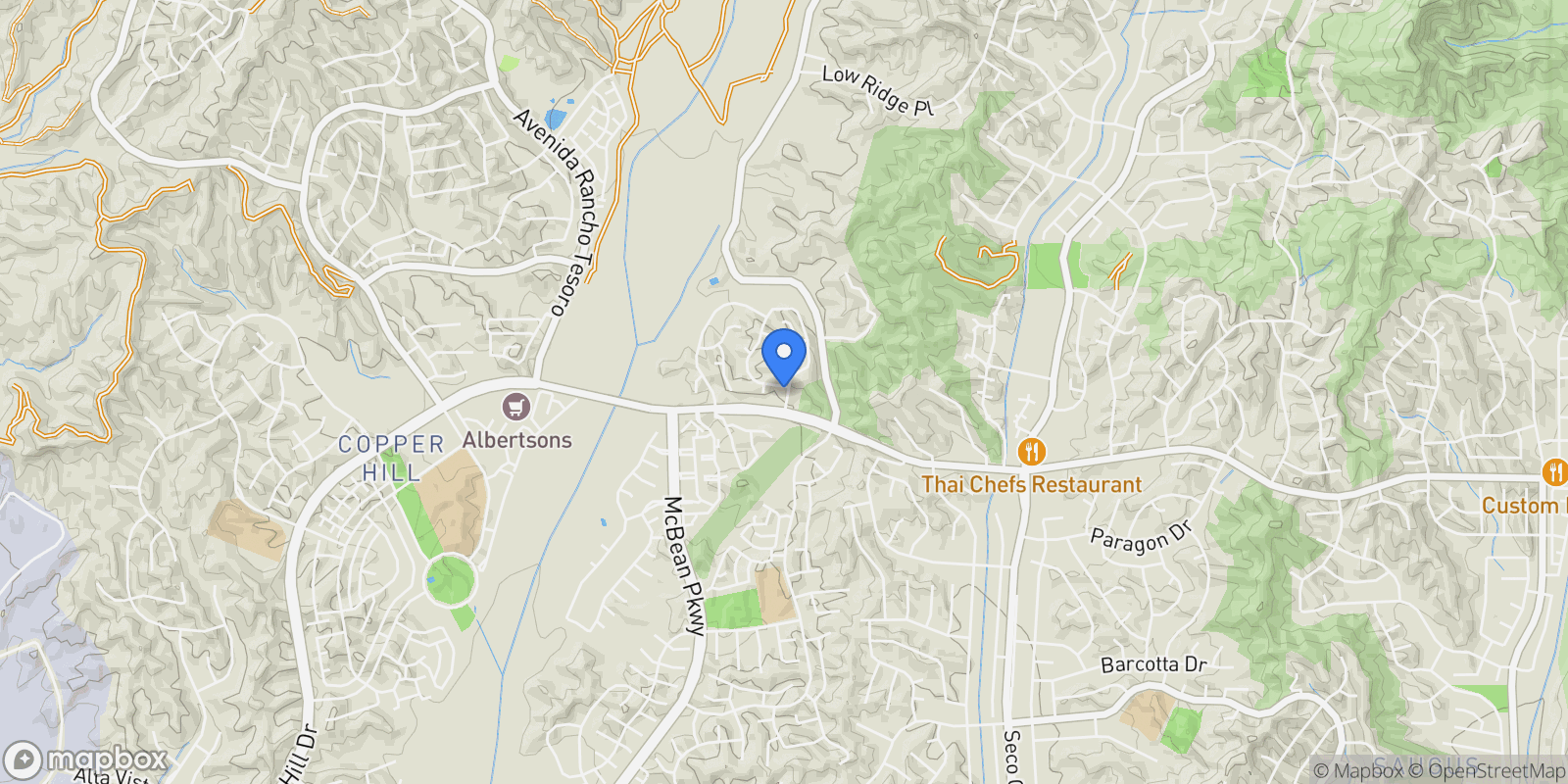Map showing 28301 Lobelia Lane, Valencia, CA 91354, Santa Clarita, California, United States.