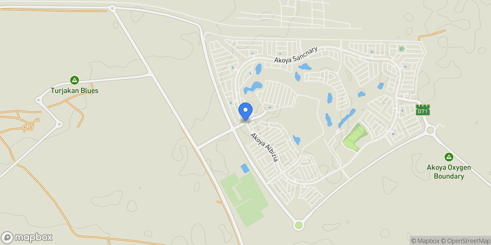 Map showing Damac Hills 2, Dubai, Dubai, Dubai, United Arab Emirates.