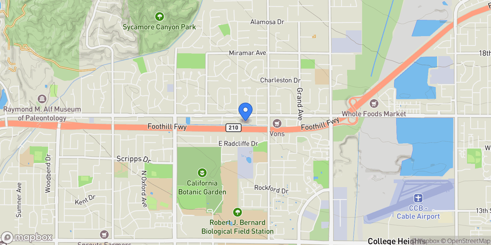 Map showing 2040 Cape Cod Court, Claremont, CA 91711, Claremont, California, United States.