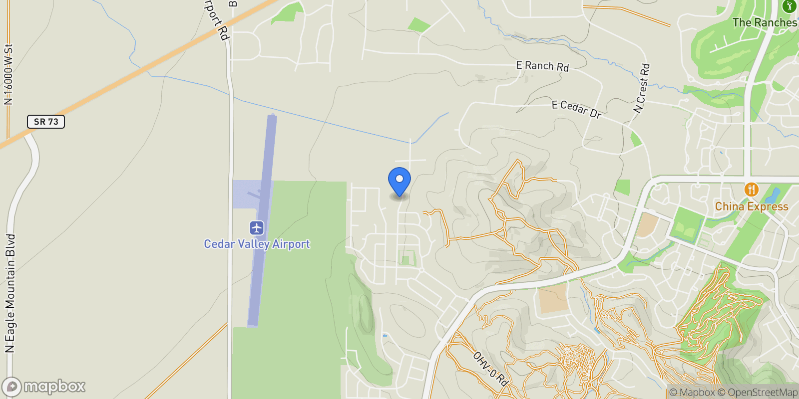 Map showing 7927 N BRISTLECONE RD 204, Eagle Mountain, Utah, United States.