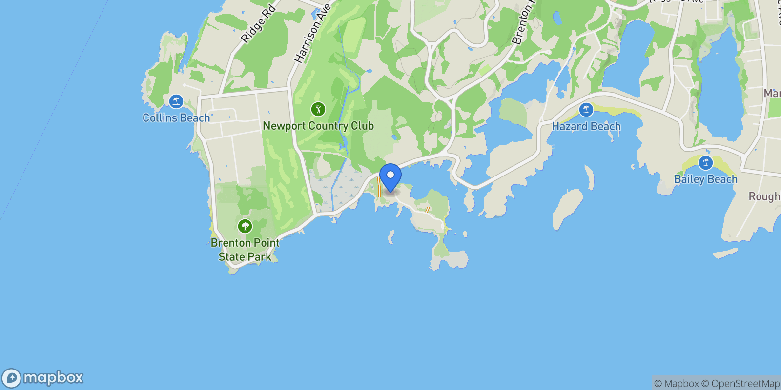 Map showing 6 Price's Cove, Newport, RI 02840, Newport, Rhode Island, United States.