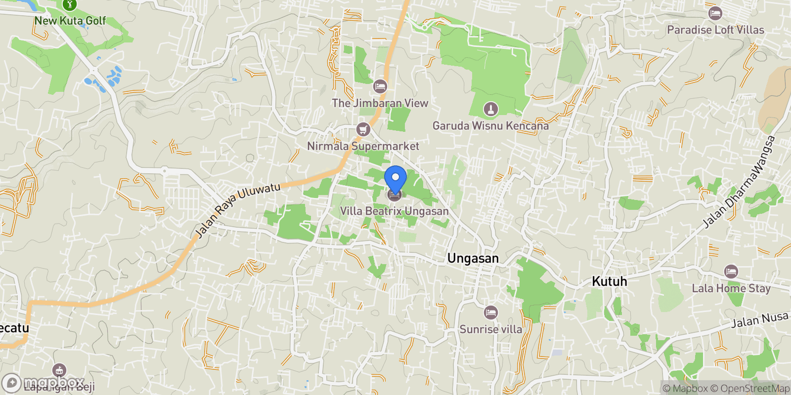 Map showing Bali, Bali, Indonesia.