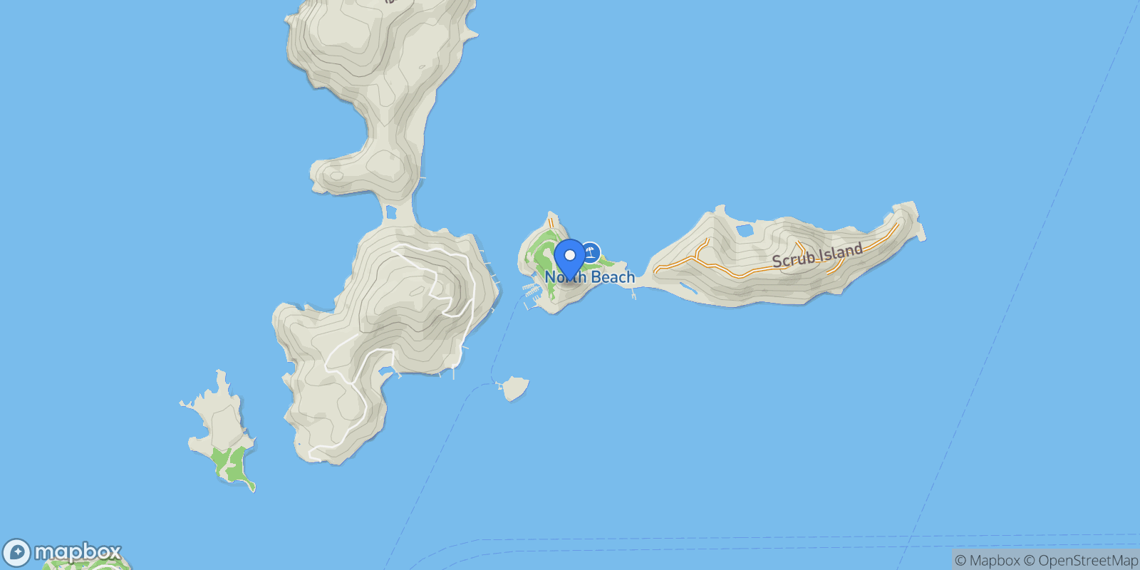 Map showing Hibiscus House - Scrub Island, Scrub Island, Scrub Island, Other Islands, British Virgin Islands.