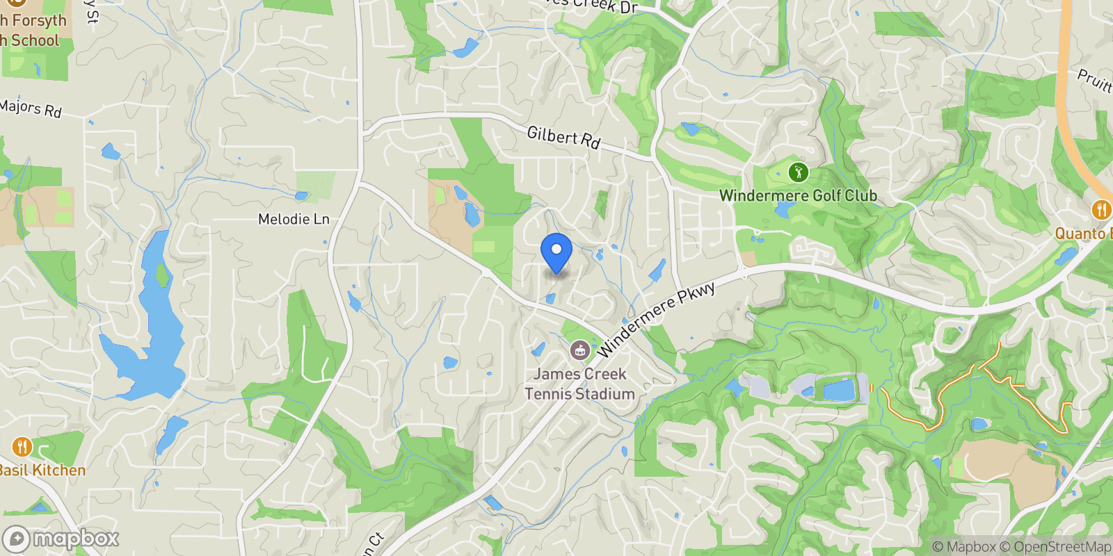 Map showing Cumming, Georgia, United States.