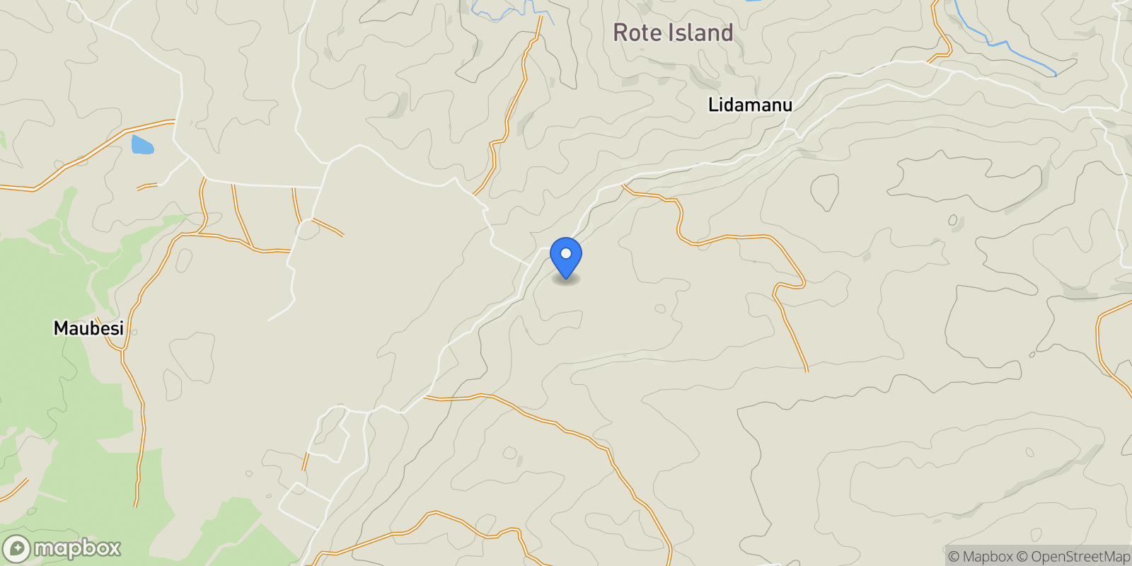 Map showing Rote Island, Rote island, East Nusa Tenggara, Indonesia.