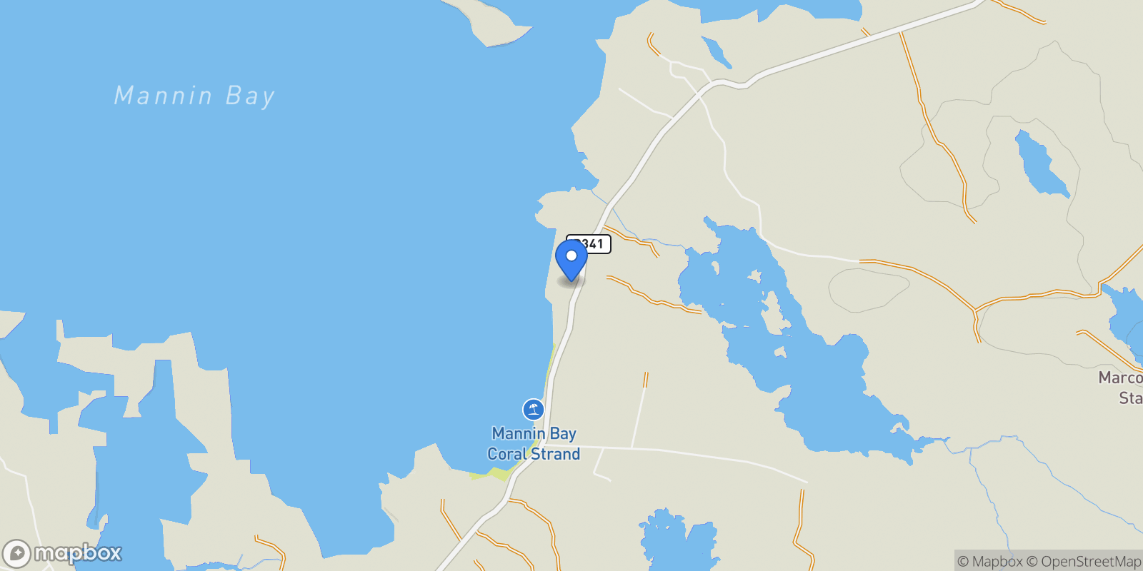 Map showing Blue Salmon, Clifden Ballyconneely, Co Galway, H71XK11, Ballyconneely, County Galway, Ireland.