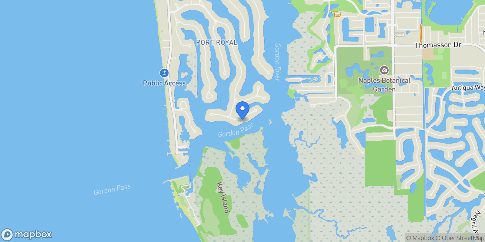 Map showing 860 Admiralty Parade E, Naples, Florida, United States.