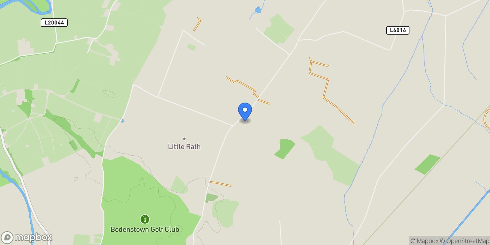 Map showing Glendaars House Daars South, Straffan, KE W91 K225, Robinwood, County Kildare, Ireland.