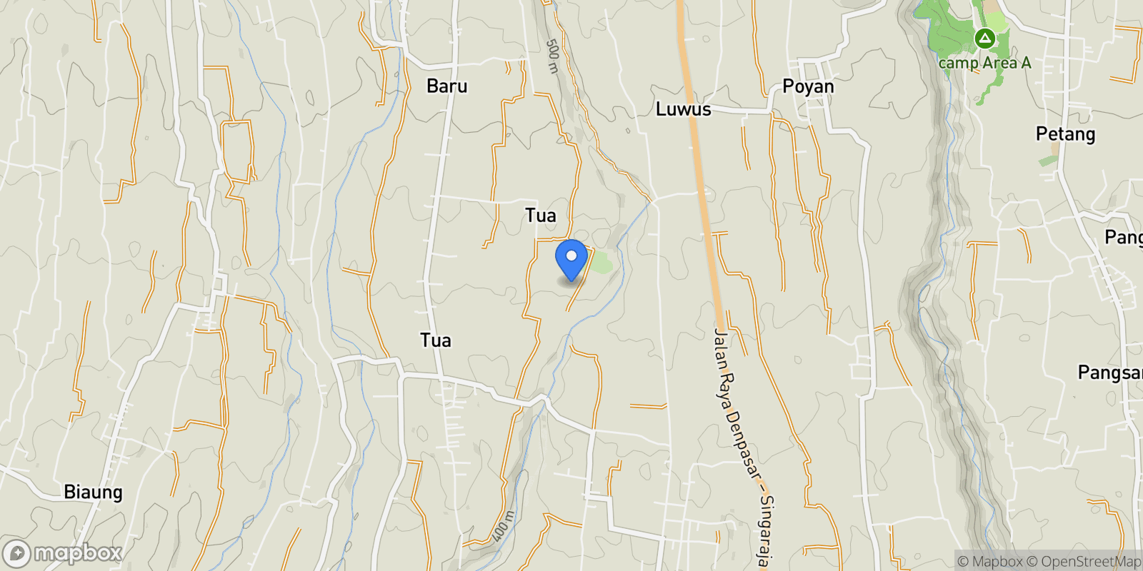 Map showing Bali, Bali, Indonesia.