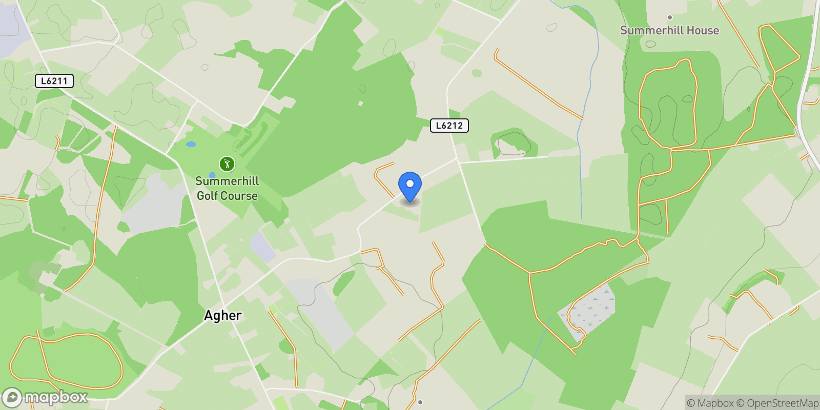 Map showing Moyfenn House, Summerhill, MH A83 R152, Summerhill, County Meath, Ireland.