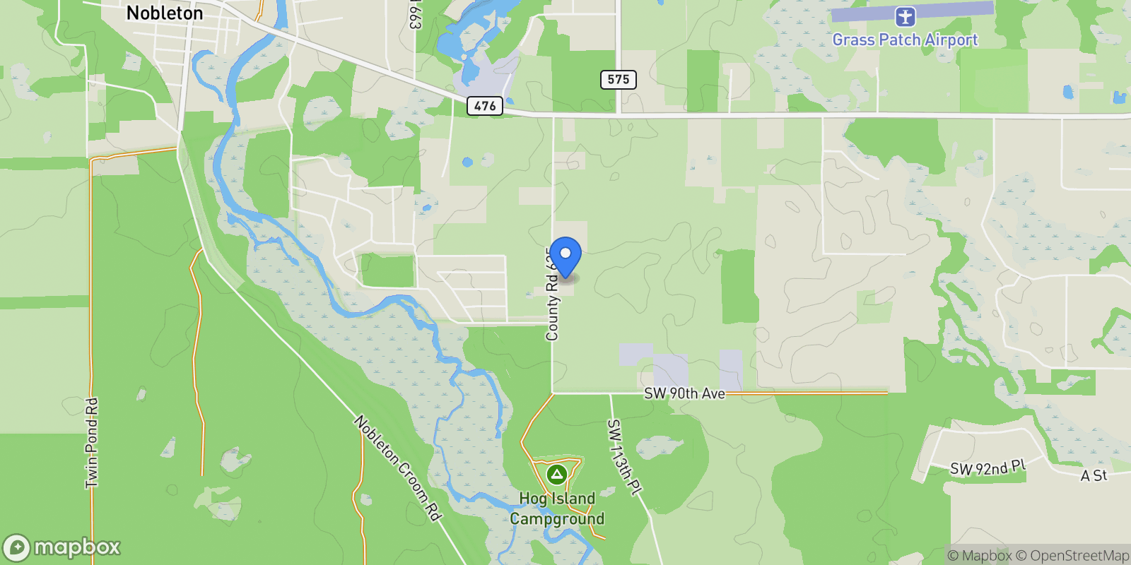 Map showing 8567 CR 635, Bushnell, FL 33513, Bushnell, Florida, United States.