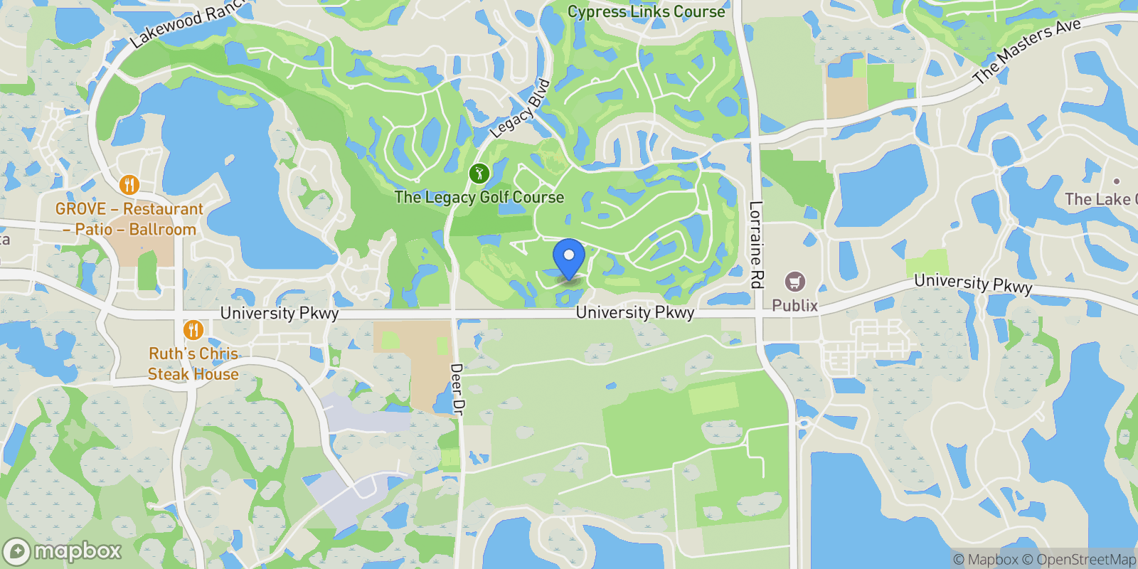 Map showing 7038 Woodmore Terrace, Lakewood Ranch, FL 34202, Bradenton, Florida, United States.