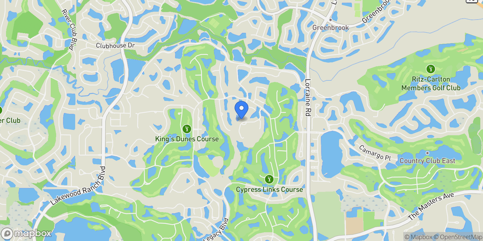 Map showing 13231 Palmers Creek Terrace, Lakewood Ranch, FL 34202, Bradenton, Florida, United States.