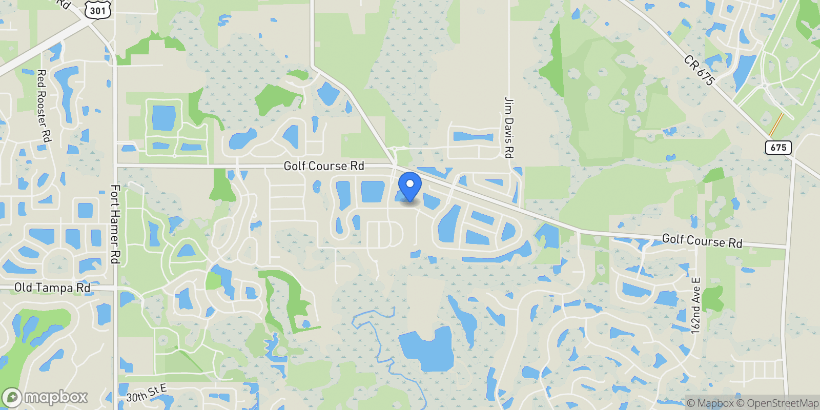 Map showing 13939 Old Creek Court, Parrish, FL 34219, Parrish, Florida, United States.