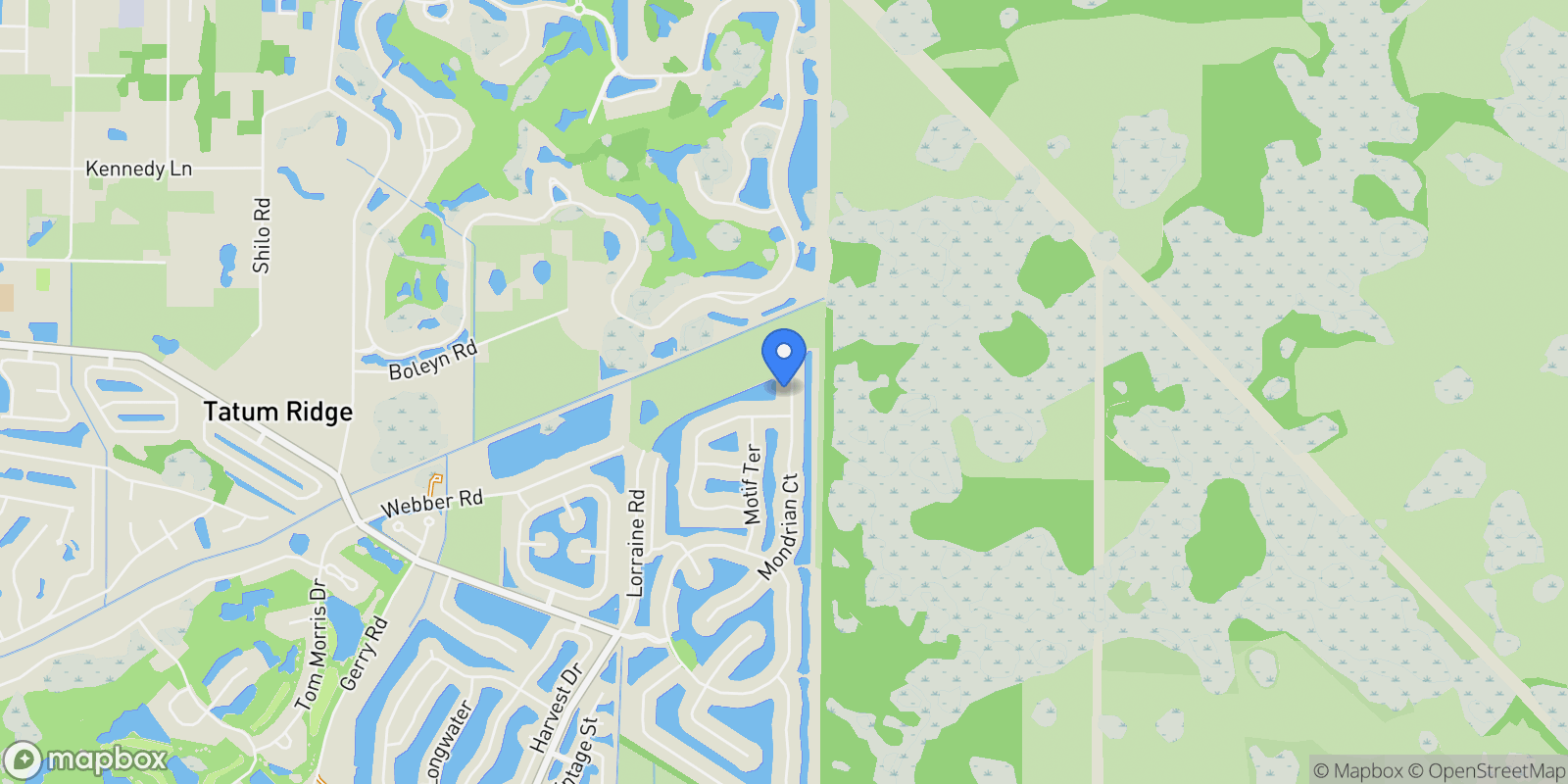 Map showing 4517 Mondrian Court, Sarasota, FL 34240, Sarasota, Florida, United States.