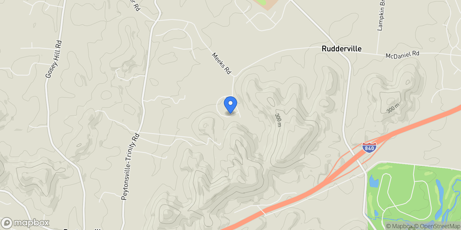 Map showing 7271 Murrel Drive, College Grove, Tennessee, United States.
