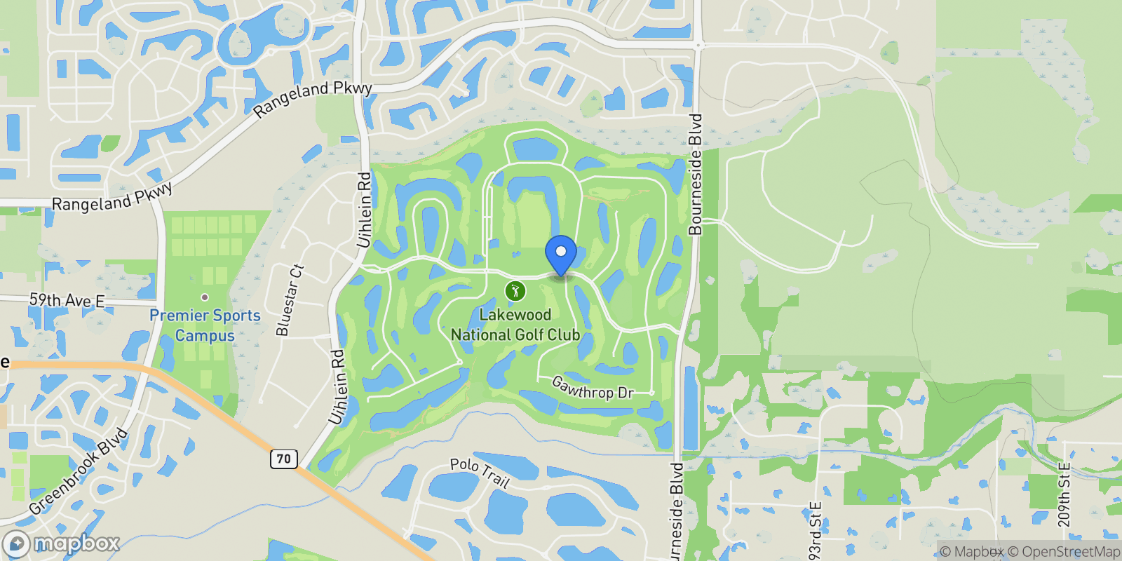 Map showing 5810 Brandon Run, Bradenton, FL 34211, Bradenton, Florida, United States.