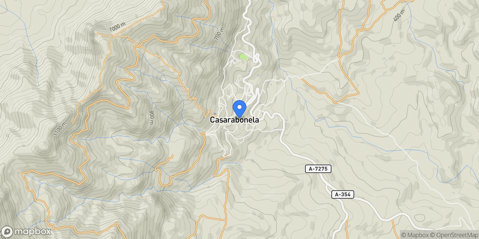 Map showing 29566 Casarabonela, Málaga, Spain, Casarabonela, Andalusia, Spain.
