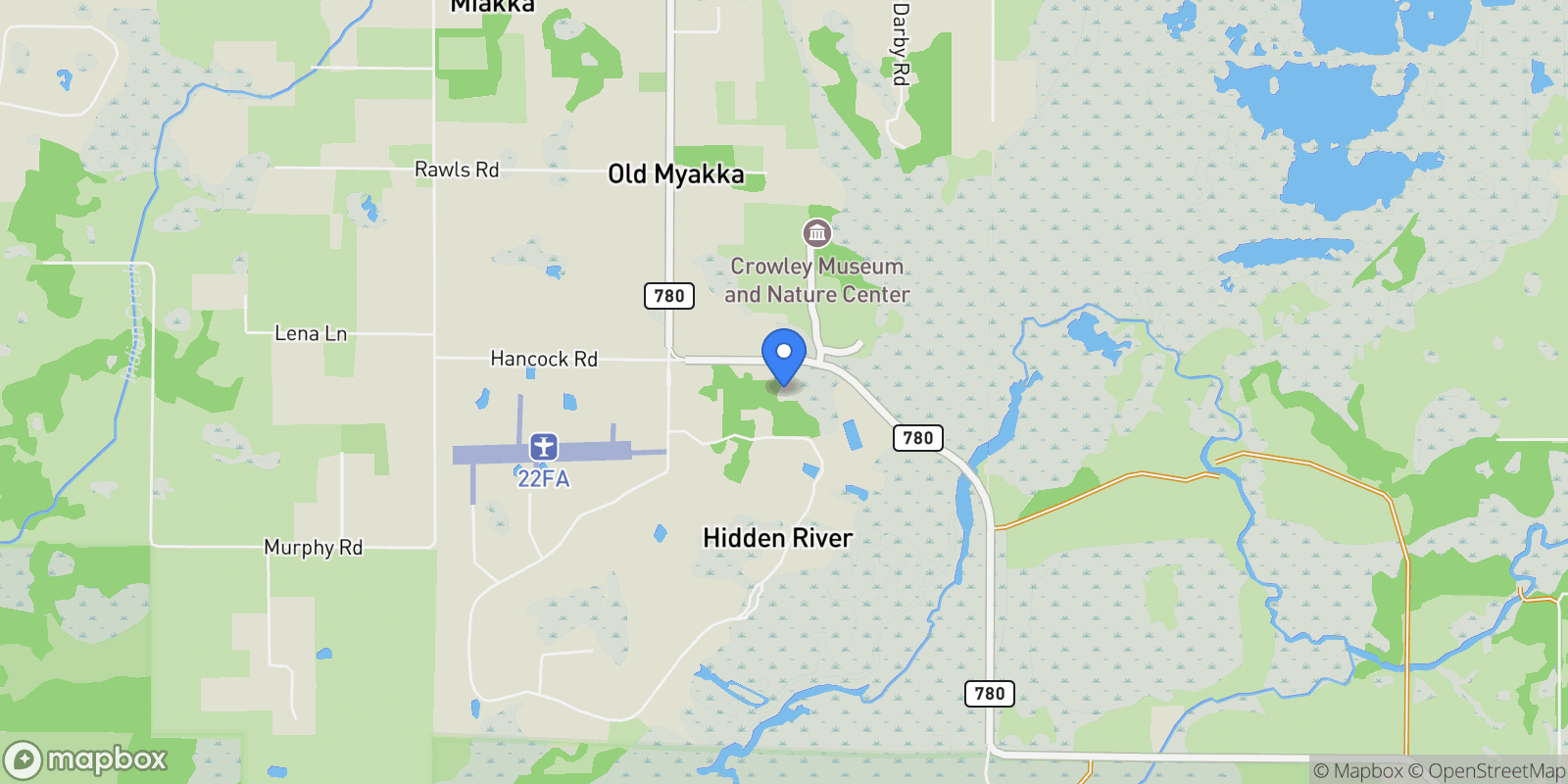 Map showing 4674 Hidden River Road, Sarasota, FL 34240, Sarasota, Florida, United States.