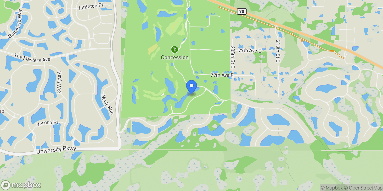 Map showing 19451 Ganton Avenue, Bradenton, FL 34202, Bradenton, Florida, United States.