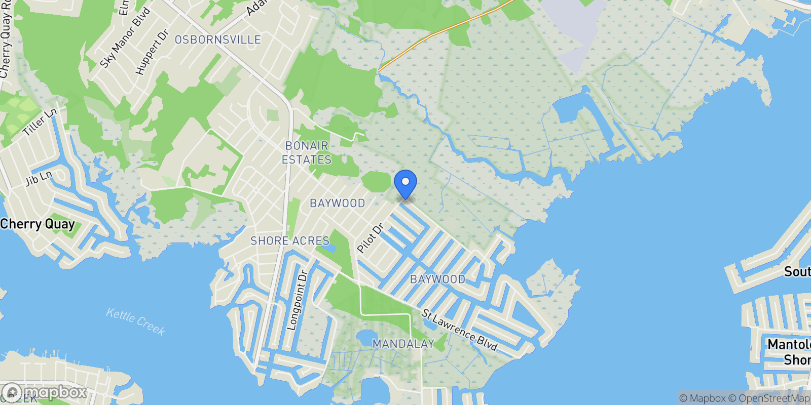 Map showing 235 Alameda Dr, Brick Twp., NJ, 08723, USA, Brick Township, New Jersey, United States.