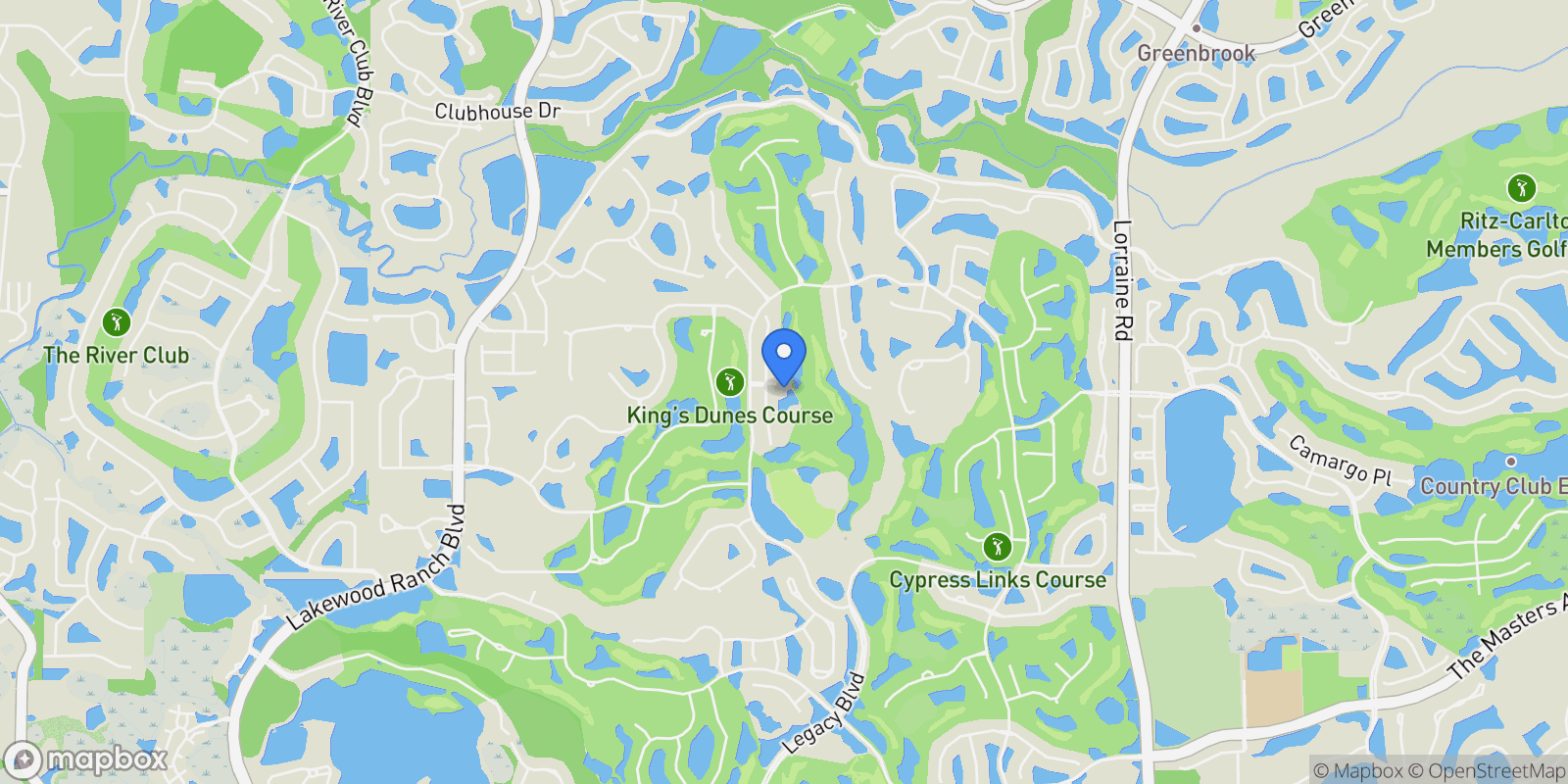 Map showing 12714 Stone Ridge Place, Lakewood Ranch, FL 34202, Bradenton, Florida, United States.