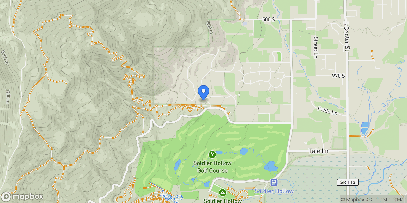 Map showing The Highlands at Soldier Hollow, Lot 11, Midway, UT 84049, Midway, Utah, United States.