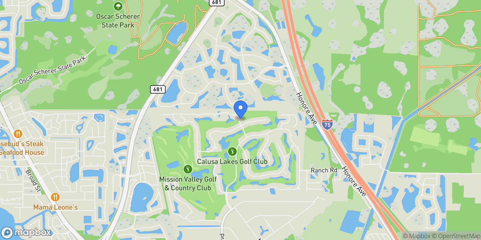 Map showing 2036 Timucua Trail, Nokomis, FL 34275, Venice, Florida, United States.