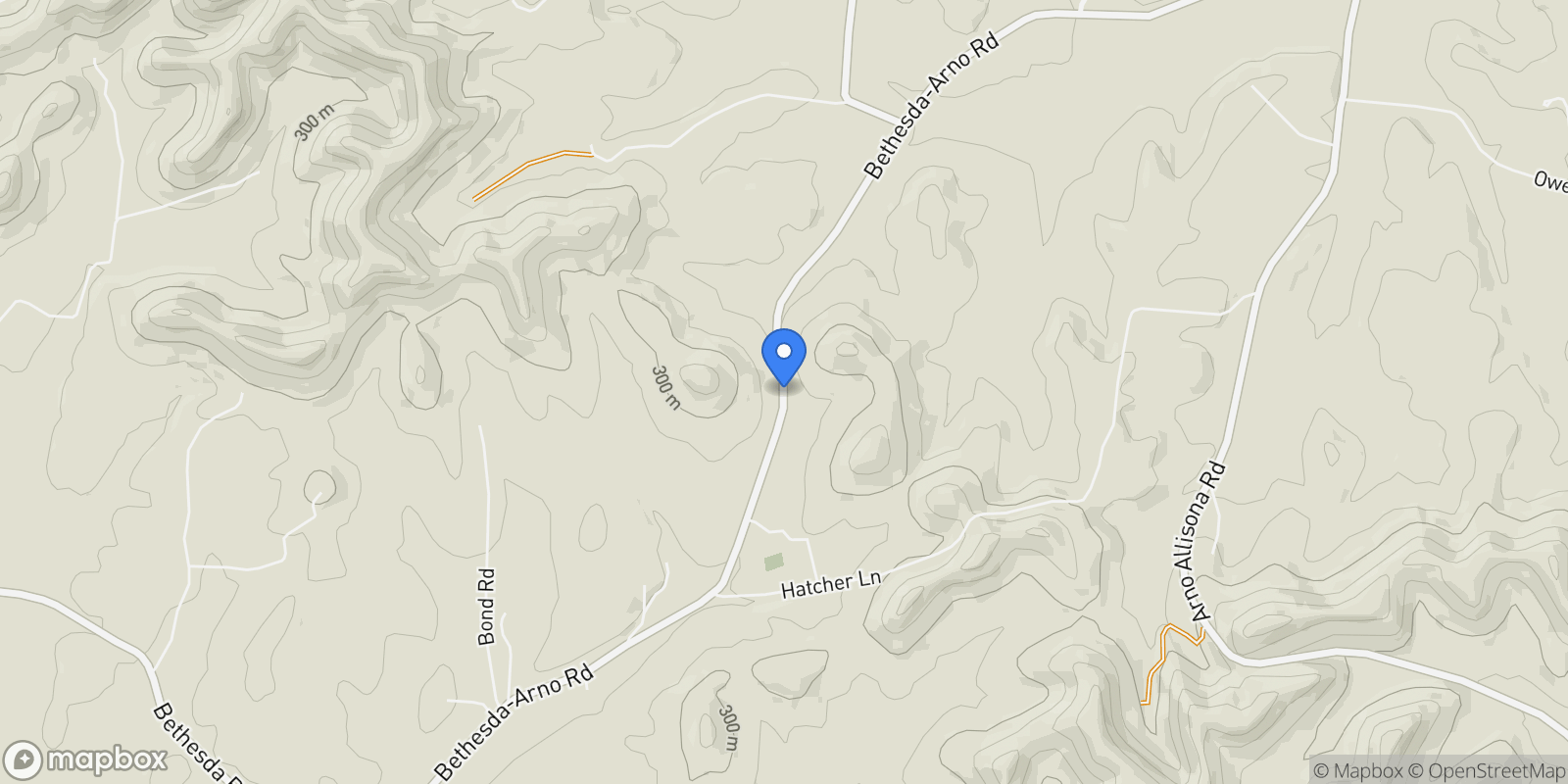 Map showing 0 Bethesda Arno Rd, College Grove, Tennessee, United States.