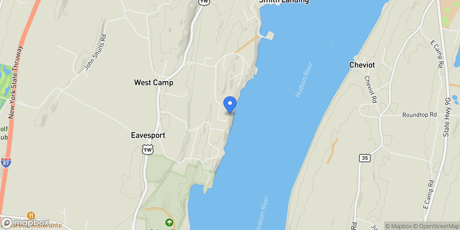 Map showing 277 Patterson Lane, Saugerties, New York, United States.