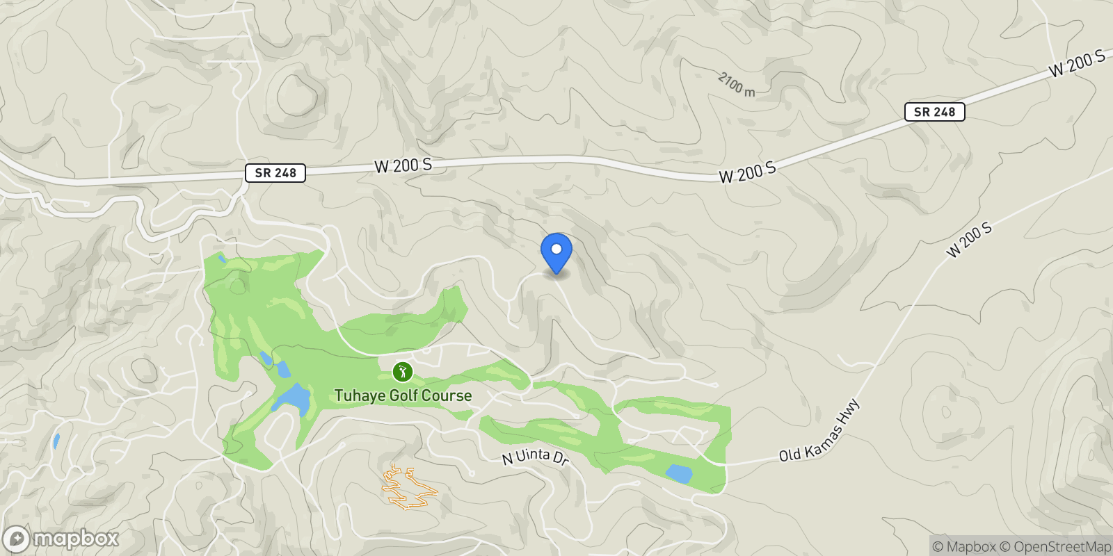 Map showing 3471 E RIDGEWAY, Kamas, Utah, United States.