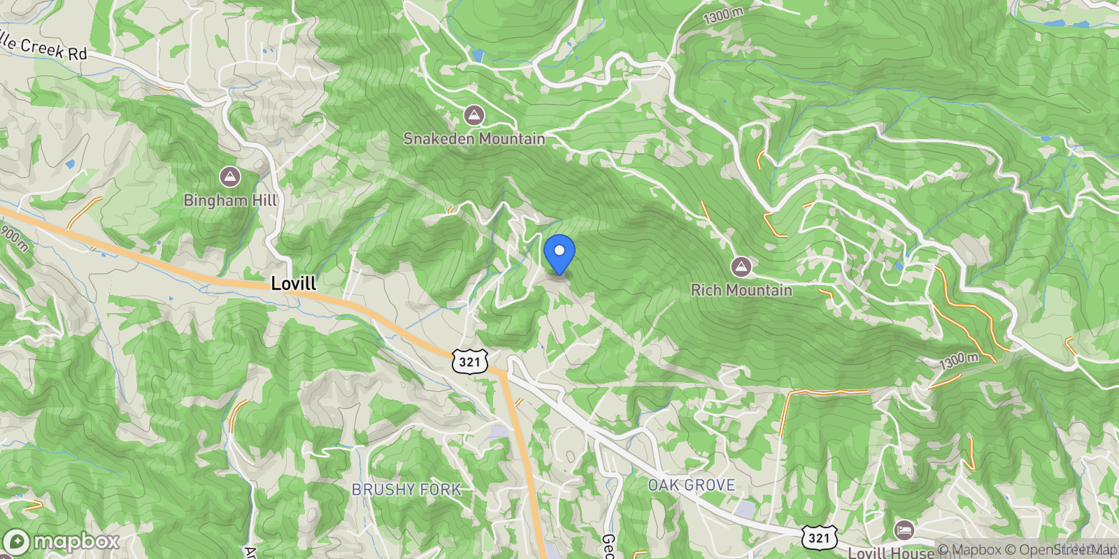 Map showing 690/692 Lynn Hill Road, Boone, North Carolina, United States.