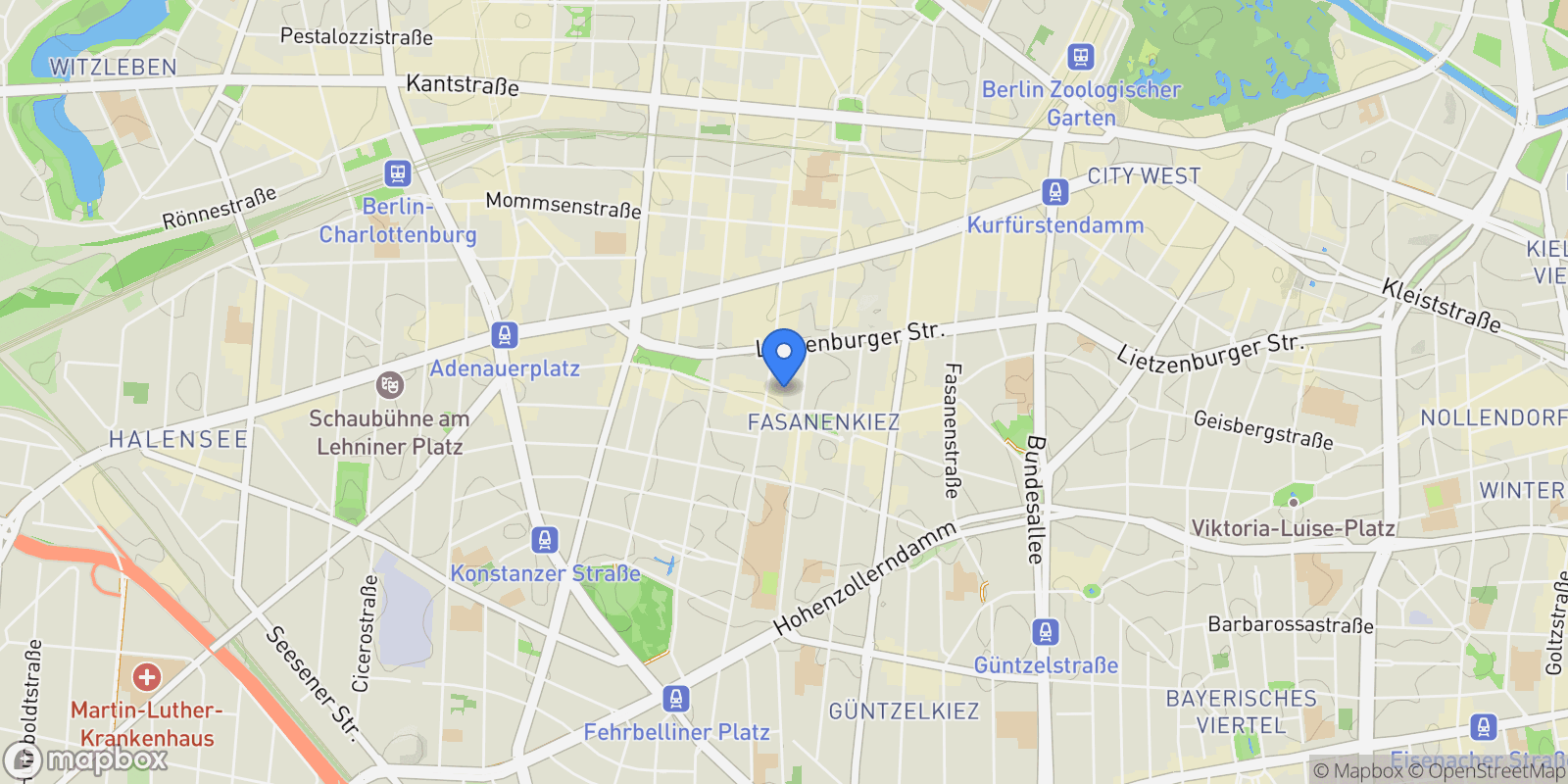 Map showing Emser Str. 39, 10719 Berlin, Germany, Berlin, Berlin, Germany.