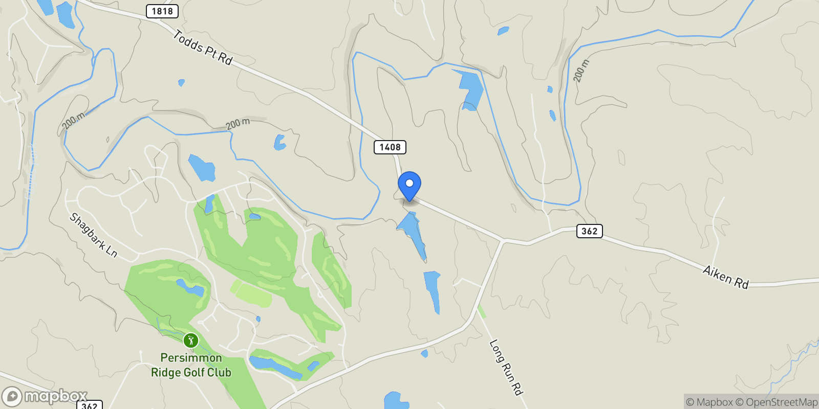 Map showing 9400 Floydsburg Rd, Louisville, KY 40245, Watterson Park, Kentucky, United States.