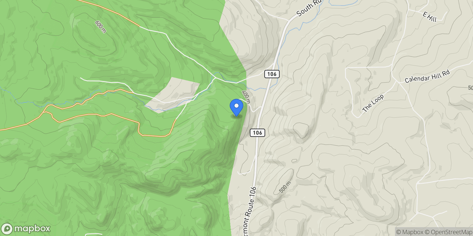 Map showing 403 Horseshoe way, Woodstock, VT 05091, Woodstock, Vermont, United States.