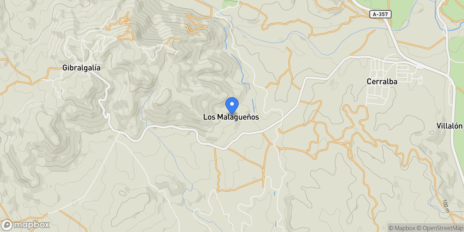 Map showing Cártama, Málaga, Cártama, Pizarra, Andalusia, Spain.