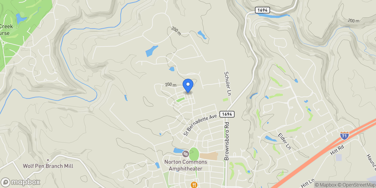 Map showing 11414 River Beauty Loop, Prospect, KY 40059, Prospect, Kentucky, United States.