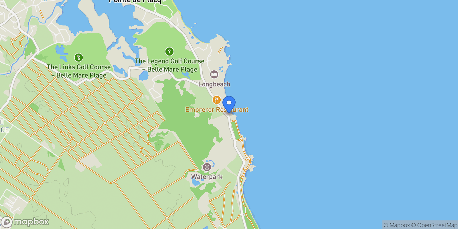 Map showing Poste de Flacq, Flacq District, Mauritius.